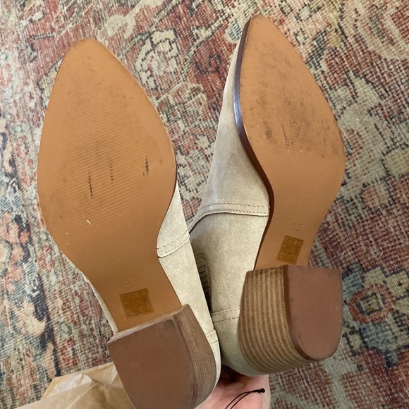 Madewell The Western Ankle Boot in Suede NG670 - Picture 5 of 6